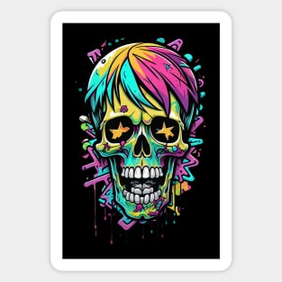 Pop art Skull Sticker